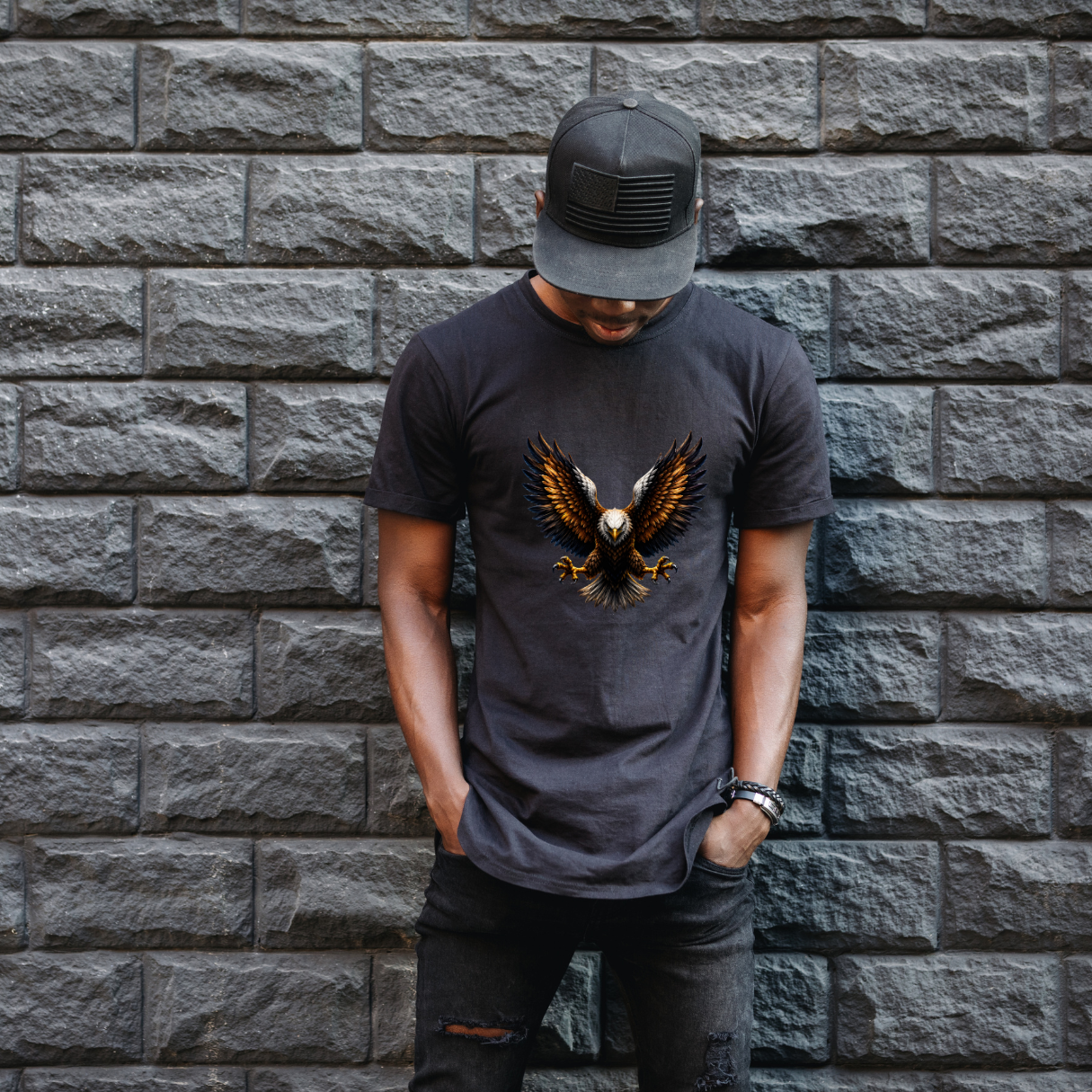 Majestic Eagle Graphic T-Shirt