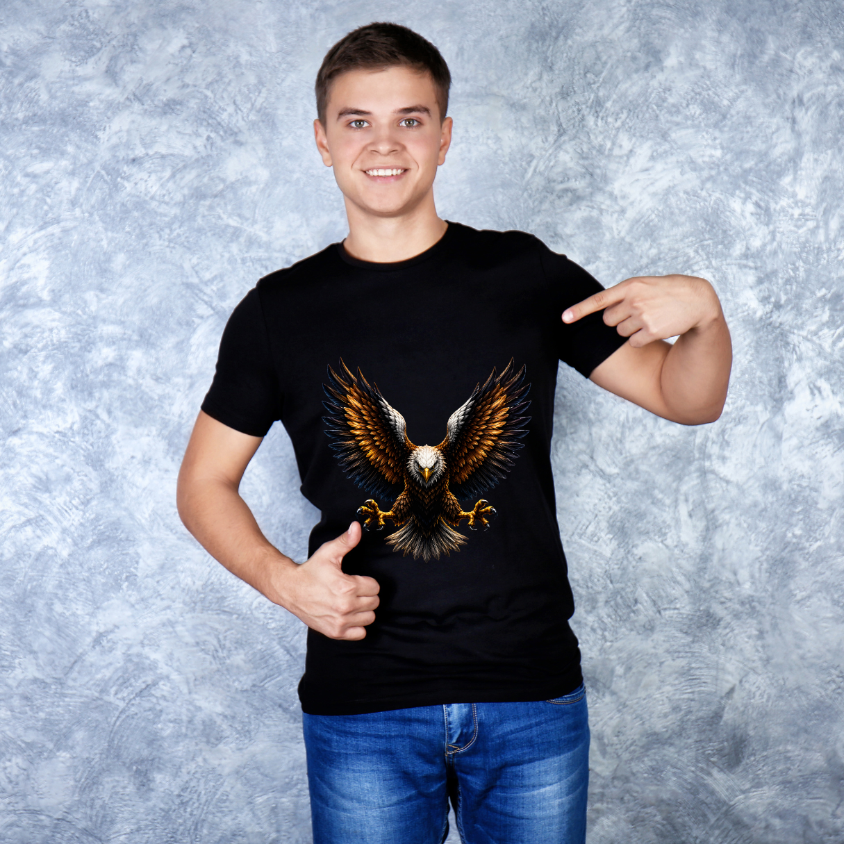 Majestic Eagle Graphic T-Shirt