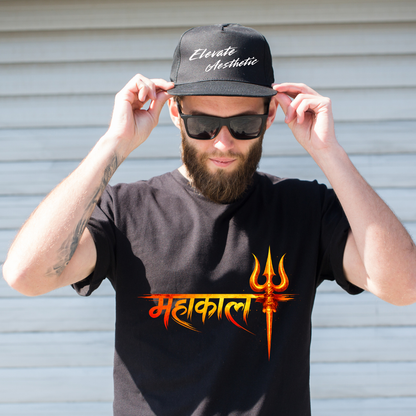 Mahakaal Trishul Premium Black T-Shirt